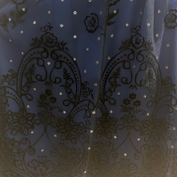 Lê château black and blue dress - Picture 3 of 3